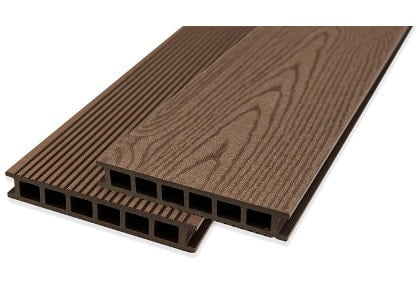 composite decking dark brown