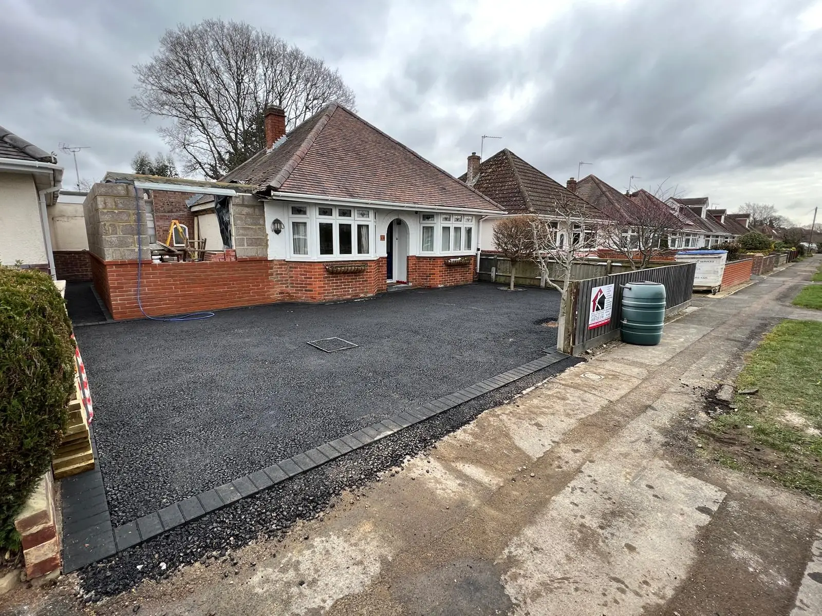 Southampton House Extension, Resin Bound Driveway & Weatherproof Protection